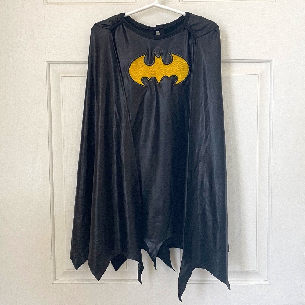 Batman Costume with Cape Youth L/Adult XS